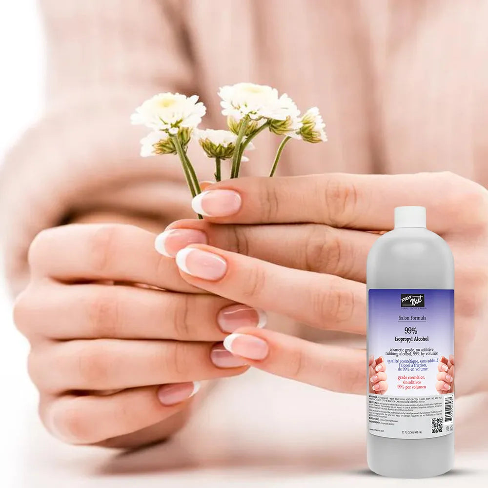 PRO NAIL Isopropyl Alcohol - Cleans, Sanitizes, and Disinfects with Antiseptic Properties - Beauty Market Online