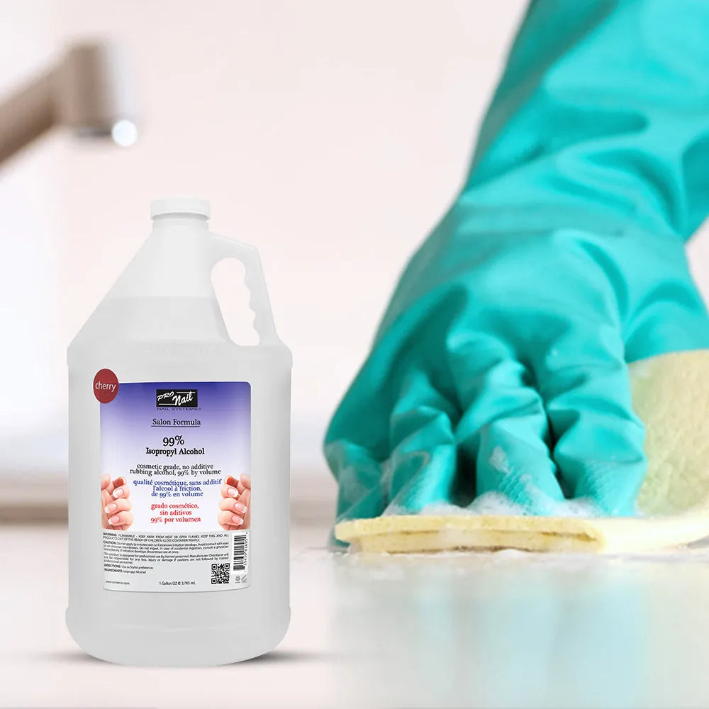 PRO NAIL Isopropyl Alcohol - Cleans, Sanitizes, and Disinfects with Antiseptic Properties - Beauty Market Online