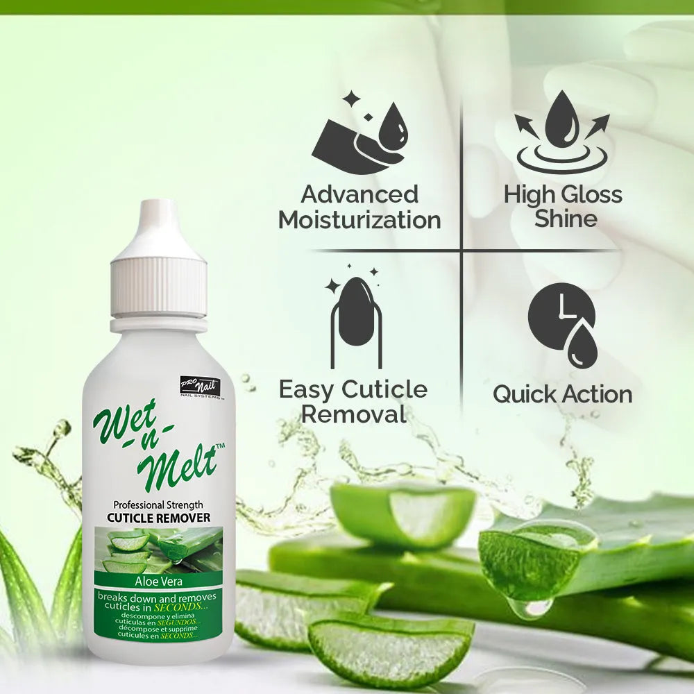 PRO NAIL Cuticle Remover Gel with Aloe Vera - Softens & Moisturizes for Fast Cuticle Removal - Beauty Market Online