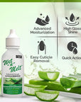 PRO NAIL Cuticle Remover Gel with Aloe Vera - Softens & Moisturizes for Fast Cuticle Removal
