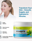 SKIN SPA - Face Mask, Acne Control Mint Julep Masque, Cleanse & Refreshing Skin, for Oily and Pimple Prone Skin 8 oz