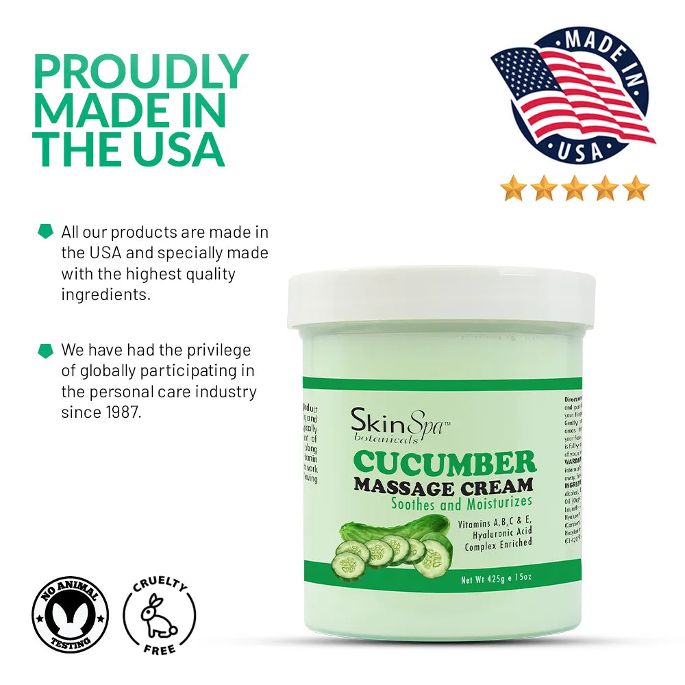 SKIN SPA Professional Cucumber Massage Cream