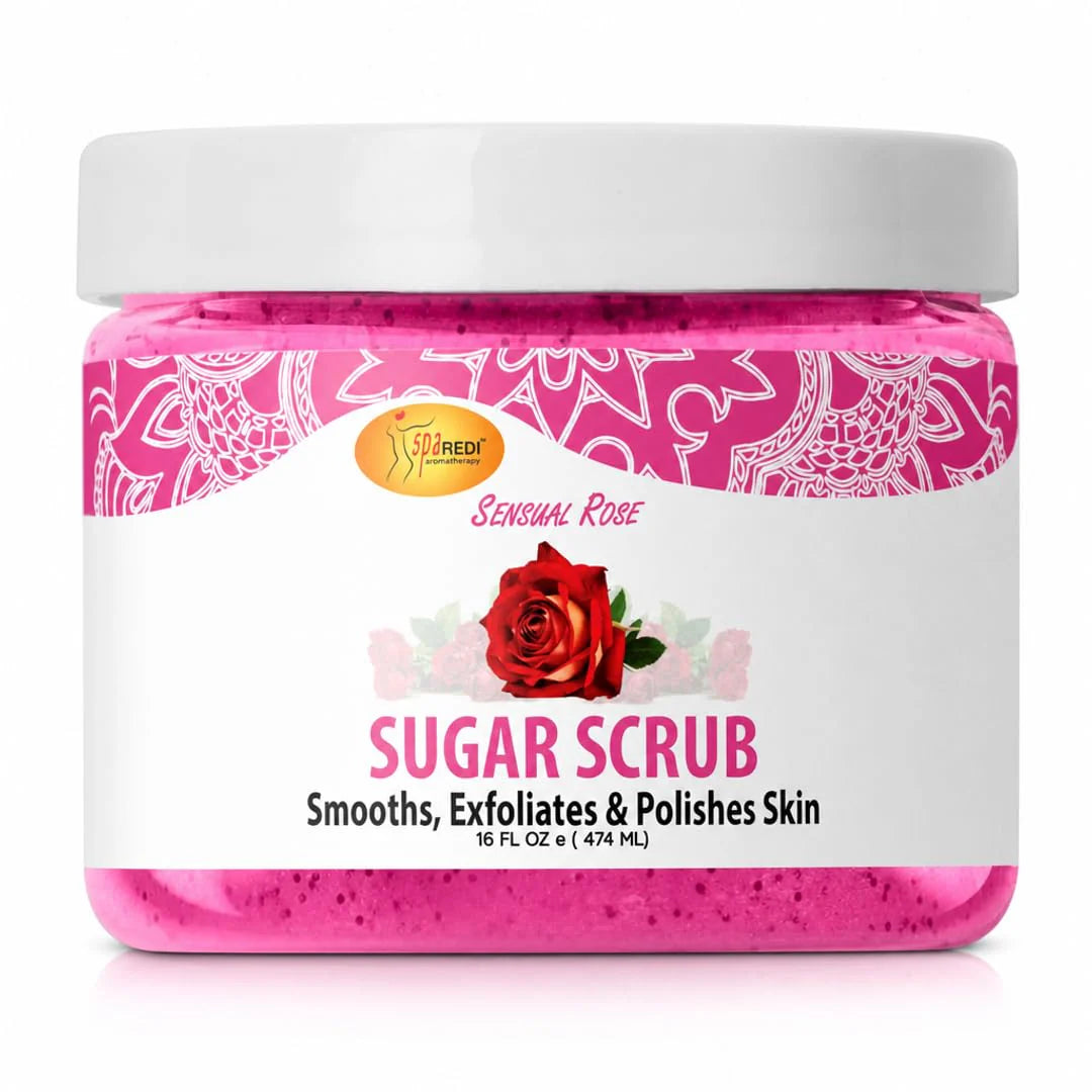 SPA REDI Sugar Body Scrub - Exfoliating &amp; Moisturizing for Smooth, Fresh Skin