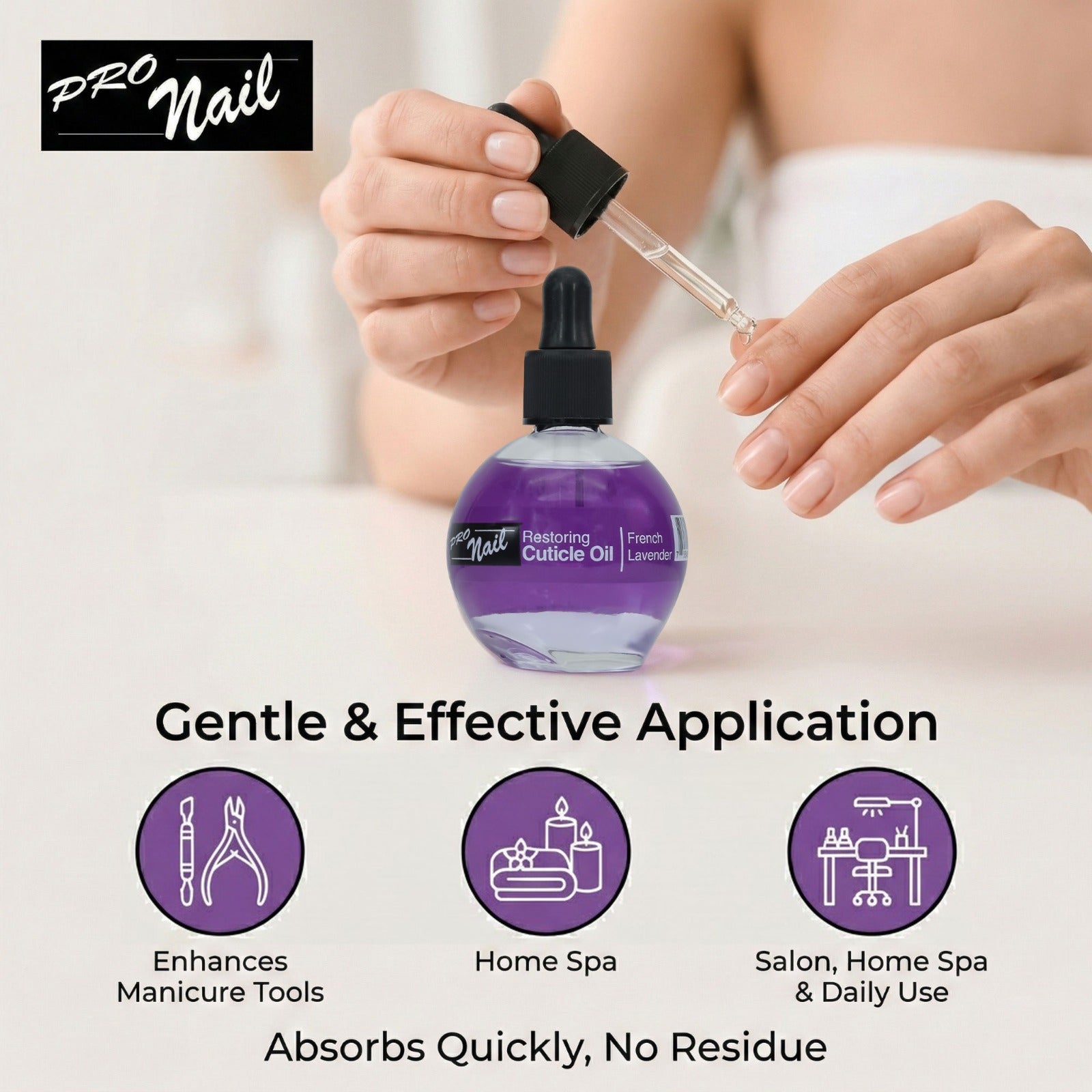 PRO NAIL Cuticle Revitalizing Oil - Strengthens &amp; Moisturizes Nails and Cuticles - Professional Use