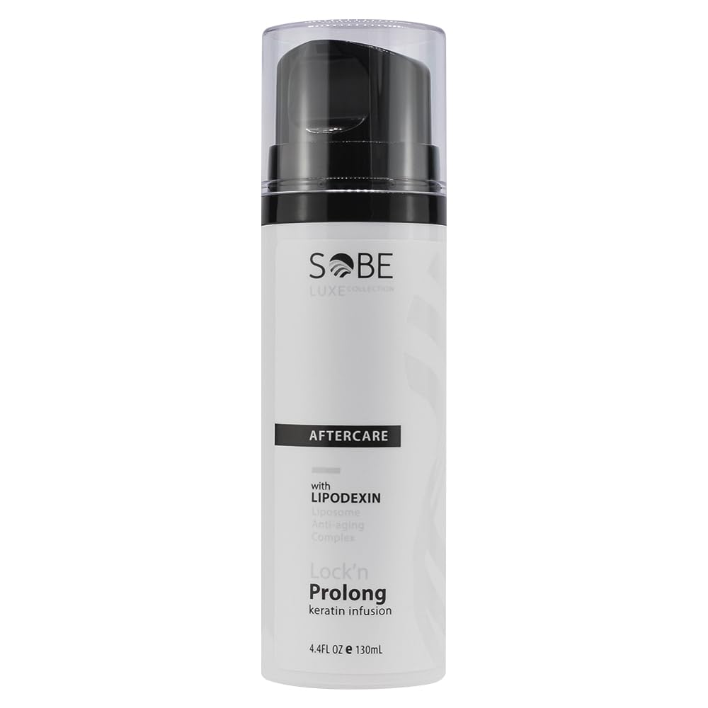 SOBE LUXE - Lock'n Prolong Keratin Infusion - With Keratin, Peptides, Argan Oil & More - 4.4 Oz