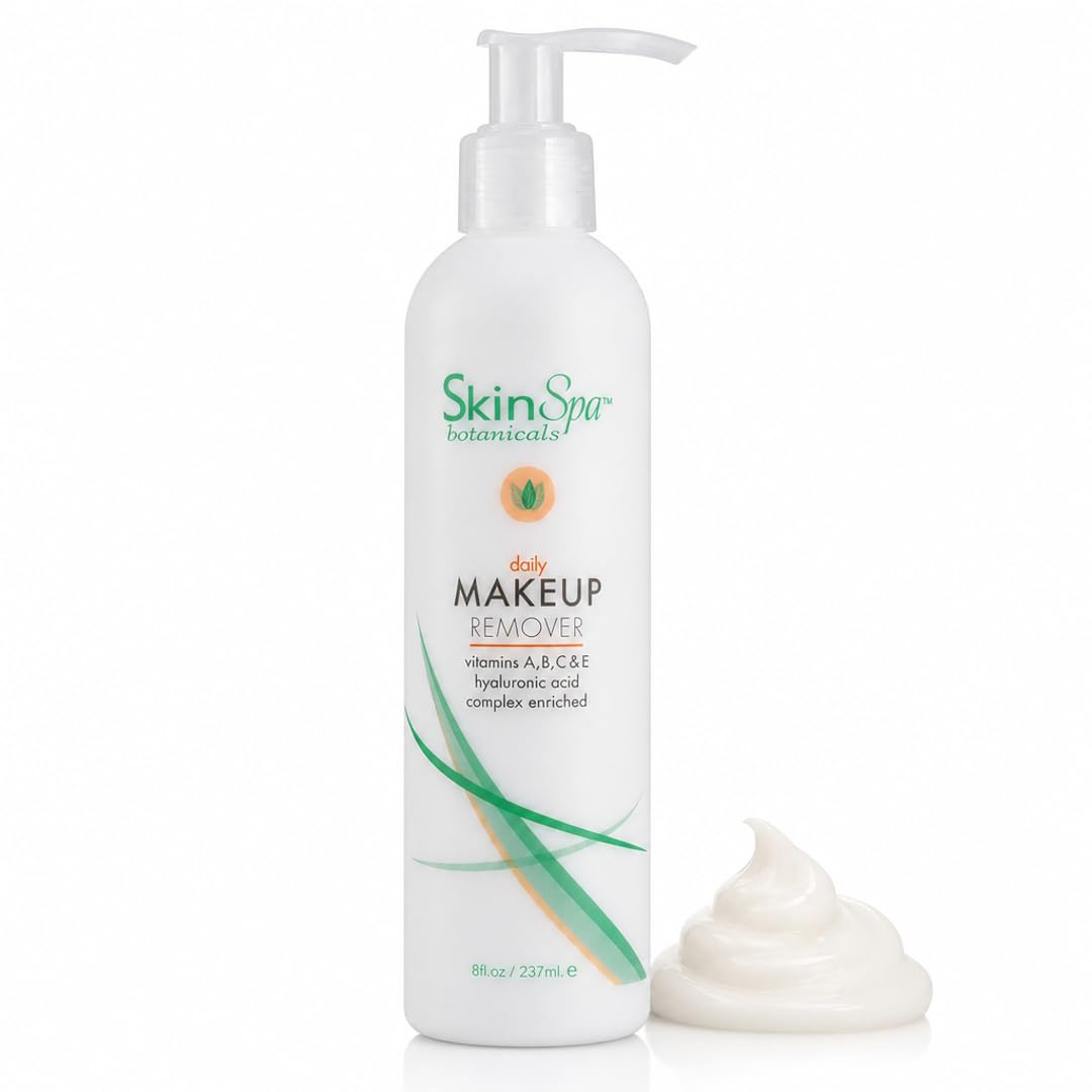 SKIN SPA Makeup Remover Lotion Cleanser for All Skin Types - Fragrance-Free, 8 Oz