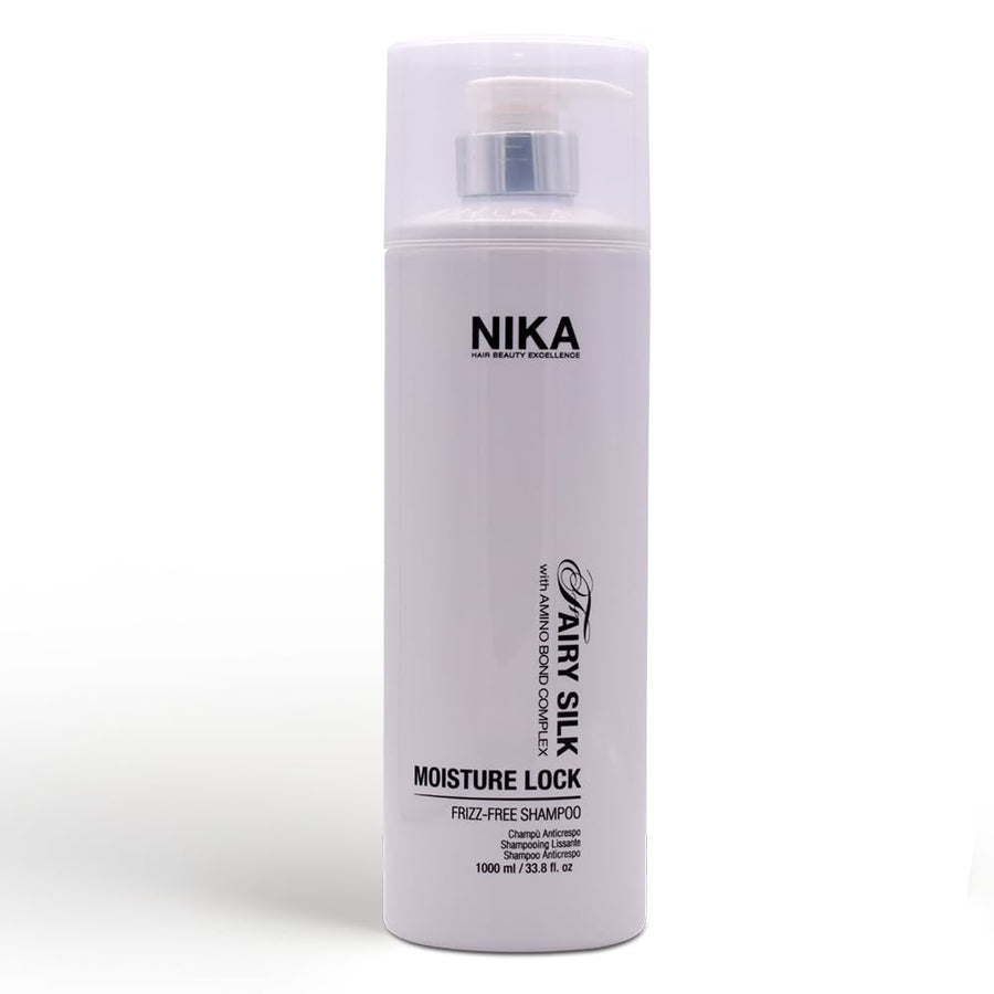 NIKA Fairy Silk - Moisture Lock Frizz-Free Shampoo - Smooth, Hydrate & Shine - 33.8oz