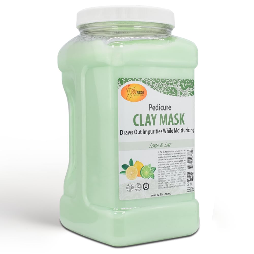 SPA REDI Clay Mask - Detoxifying, Hydrating &amp; Pore Purifying for Body and Pedicure - Beauty Market Online