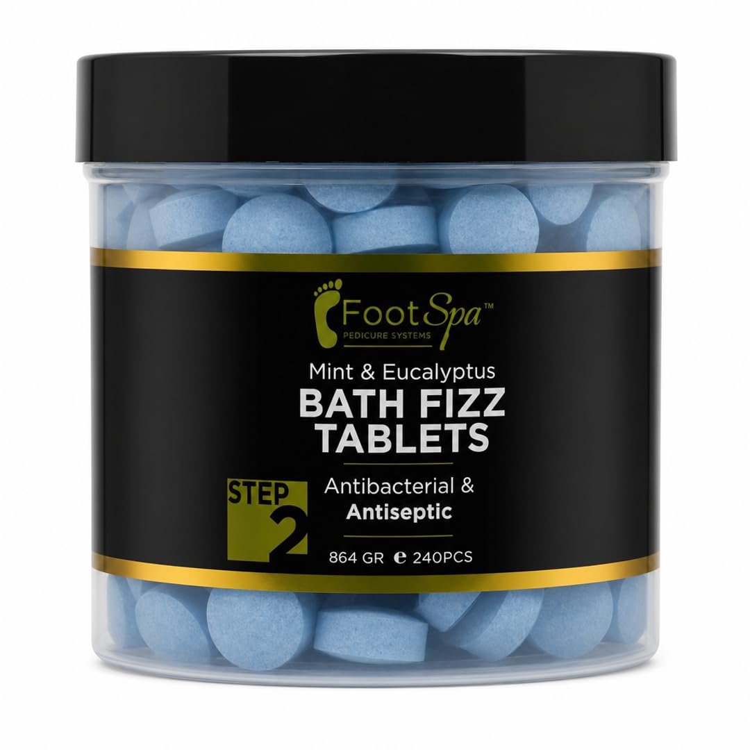 Mint Eucalyptus bath fizz tablets for foot soak - Beauty Market Online FOOT SPA