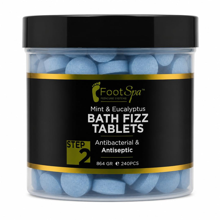 FOOT SPA Bath Fizz - Mint & Eucalyptus - Relaxing Aromatherapy for Refreshing Foot Soaks