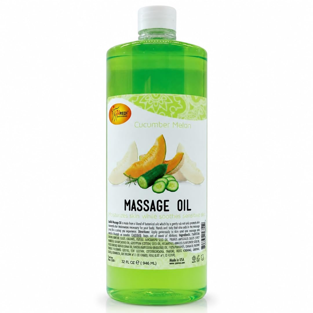 SPA REDI Massage Oil - Soothing Relief for Sore Muscles & Hydrated Skin