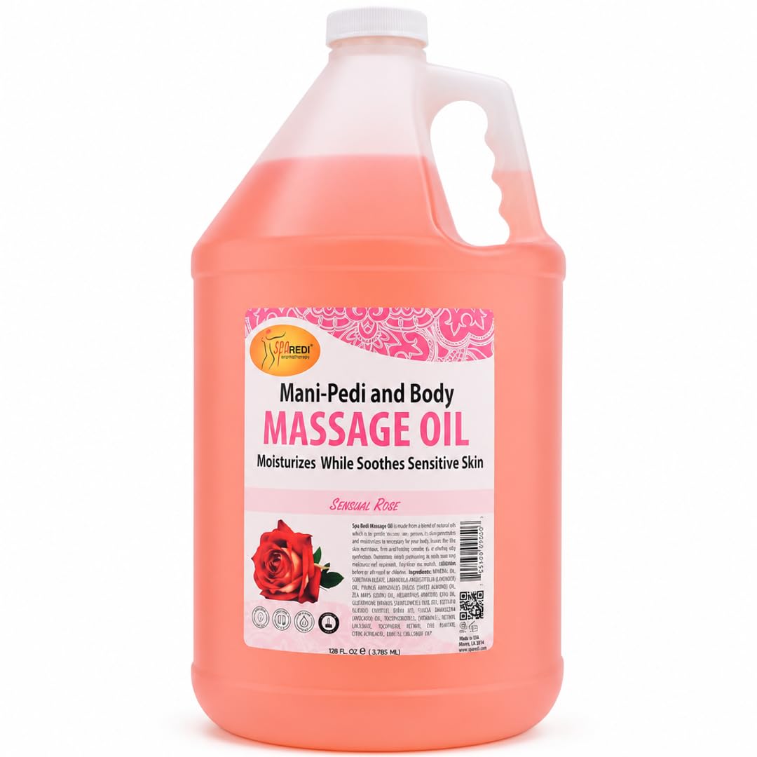 SPA REDI Massage Oil - Soothing Relief for Sore Muscles & Hydrated Skin
