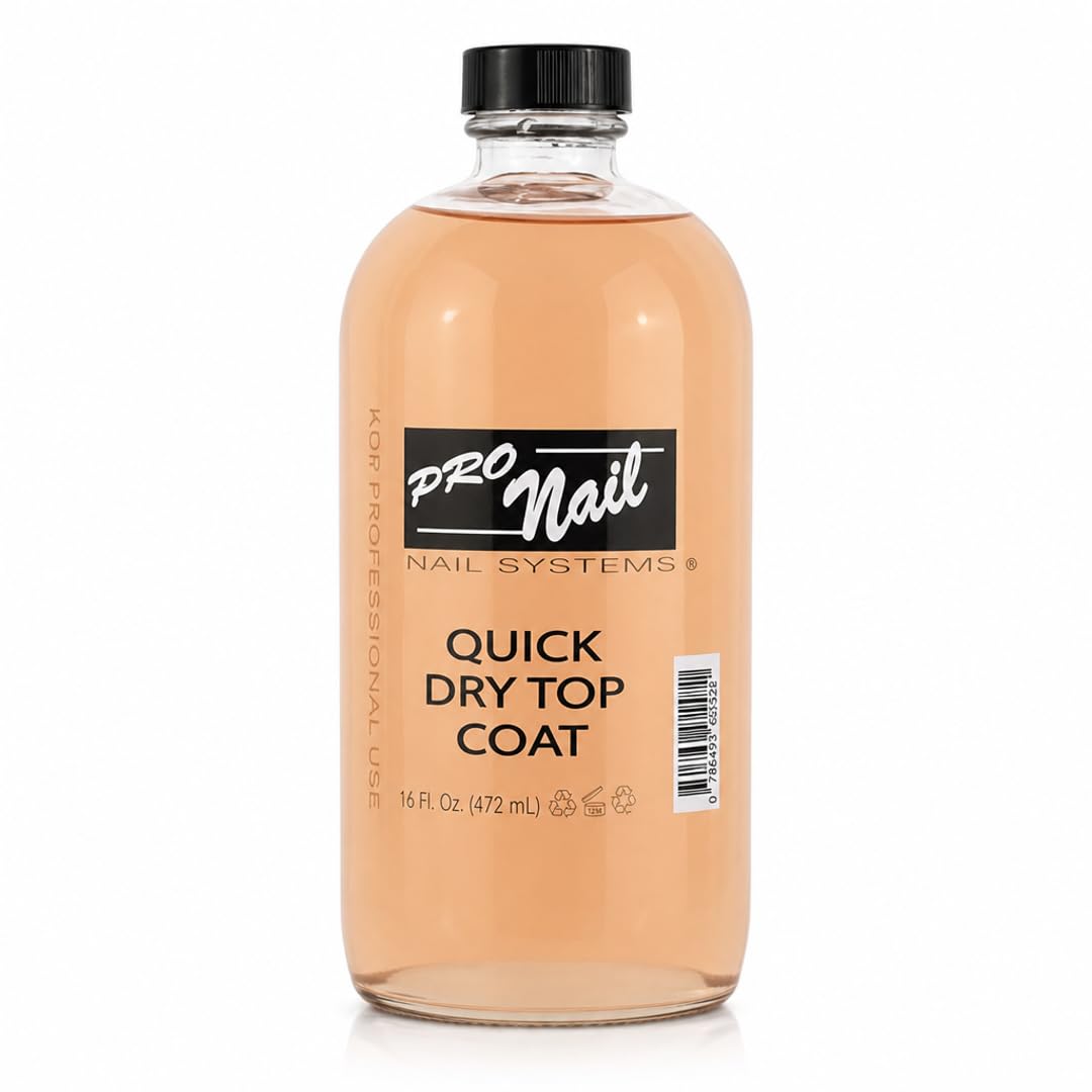 PRO NAIL - Quick Dry Nail Polish Top Coat - Professional Strength, Fast Dry, High Gloss Shine - Beauty Market Online
