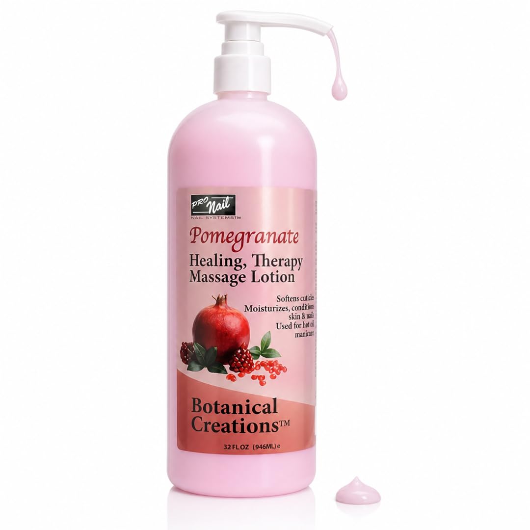 PRO NAIL Healing Therapy Massage Lotion - Nourishes & Moisturizes Skin, Perfect for Pedicure, Manicure & Body Care