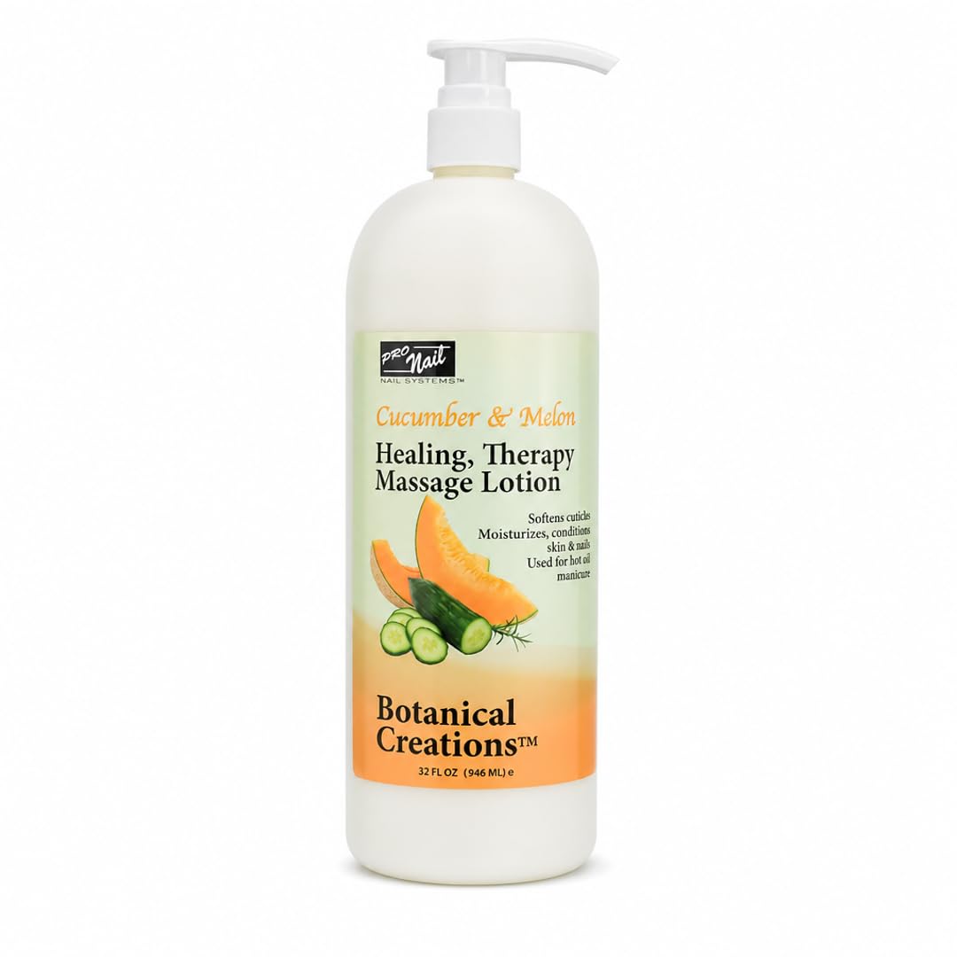 PRO NAIL Healing Therapy Massage Lotion - Nourishes & Moisturizes Skin, Perfect for Pedicure, Manicure & Body Care