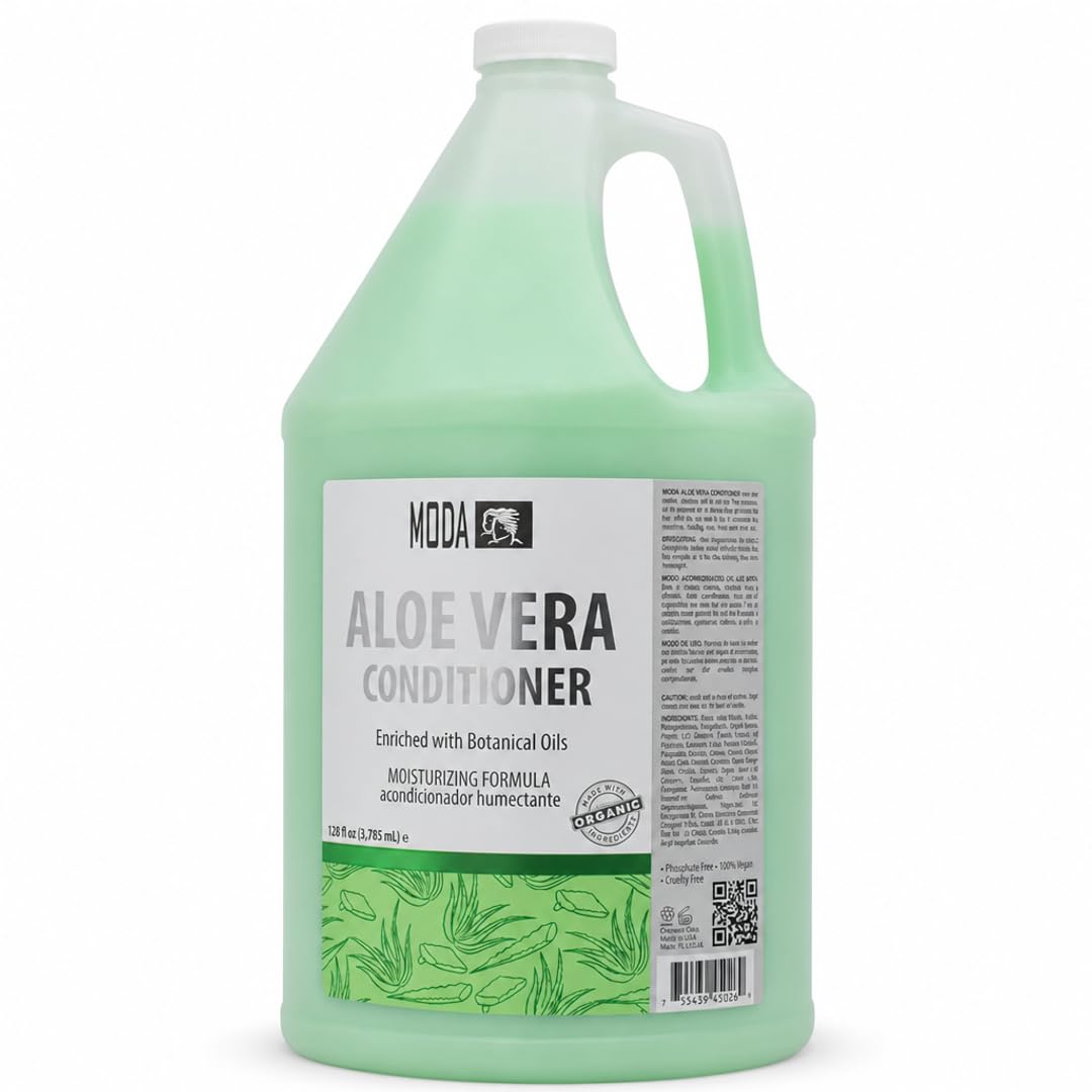 MODA Moisturizing Conditioner for All Hair Types – Professional Treatment – Balsam and Protein Formula – Strengthens, Hydrates, Adds Volume, Restores Shine and Protects Color - Beauty Market Online