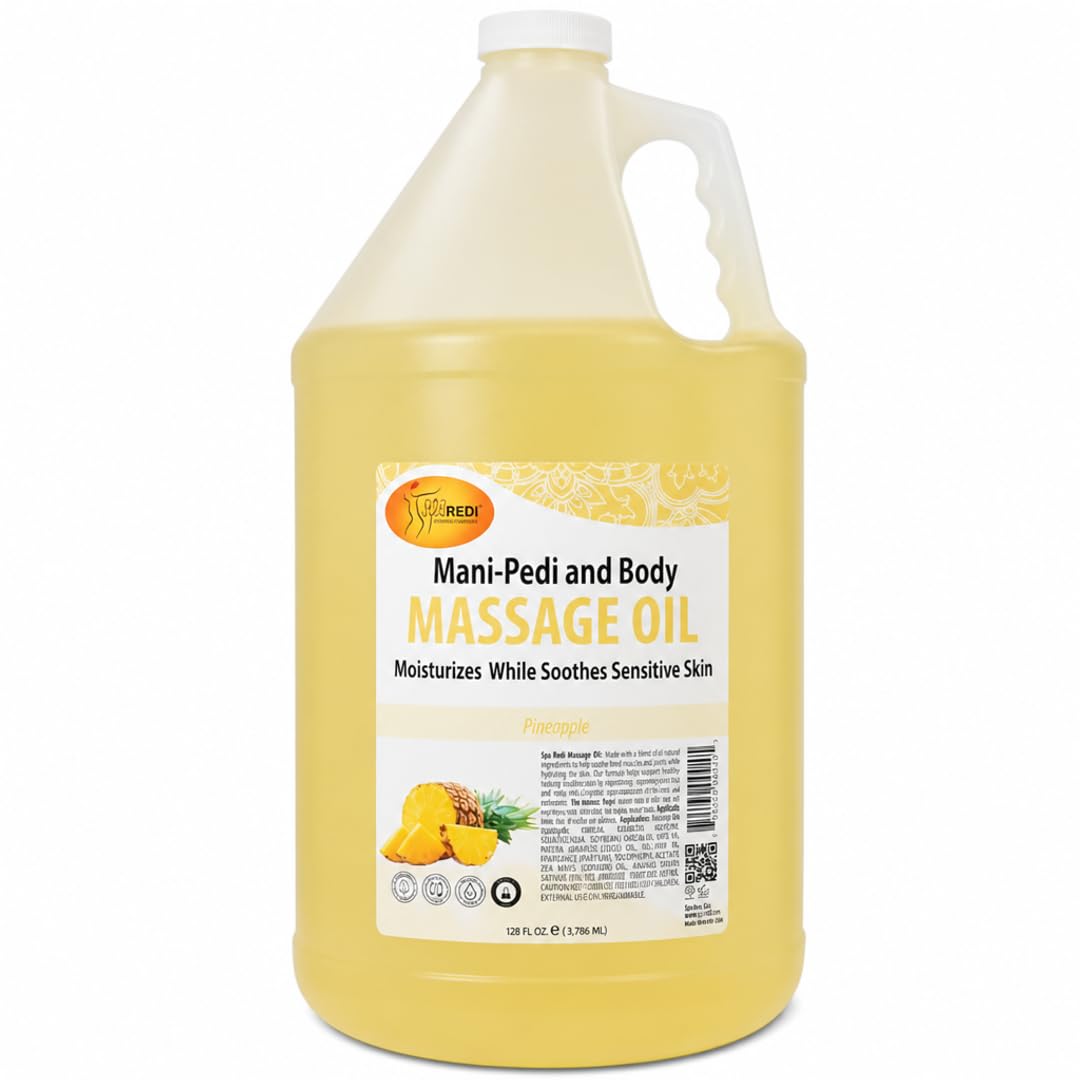 SPA REDI Massage Oil - Soothing Relief for Sore Muscles & Hydrated Skin