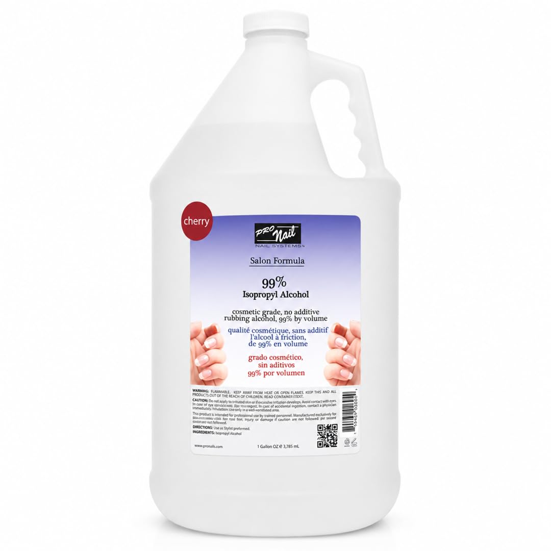 PRO NAIL Isopropyl Alcohol - Cleans, Sanitizes, and Disinfects with Antiseptic Properties - Beauty Market Online