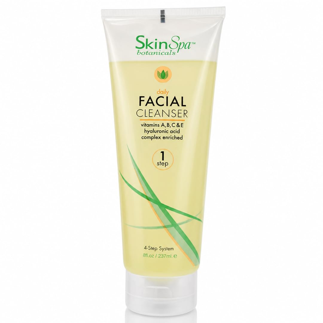 SKIN SPA Facial Cleanser for All Skin Types - Deep Pore Cleansing Face Wash, 8 Oz