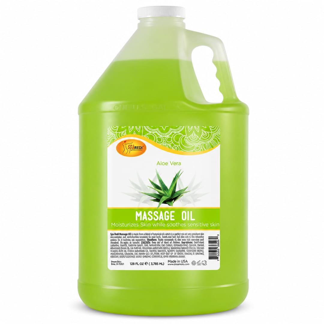 SPA REDI Aloe Vera Massage Oil 128 oz