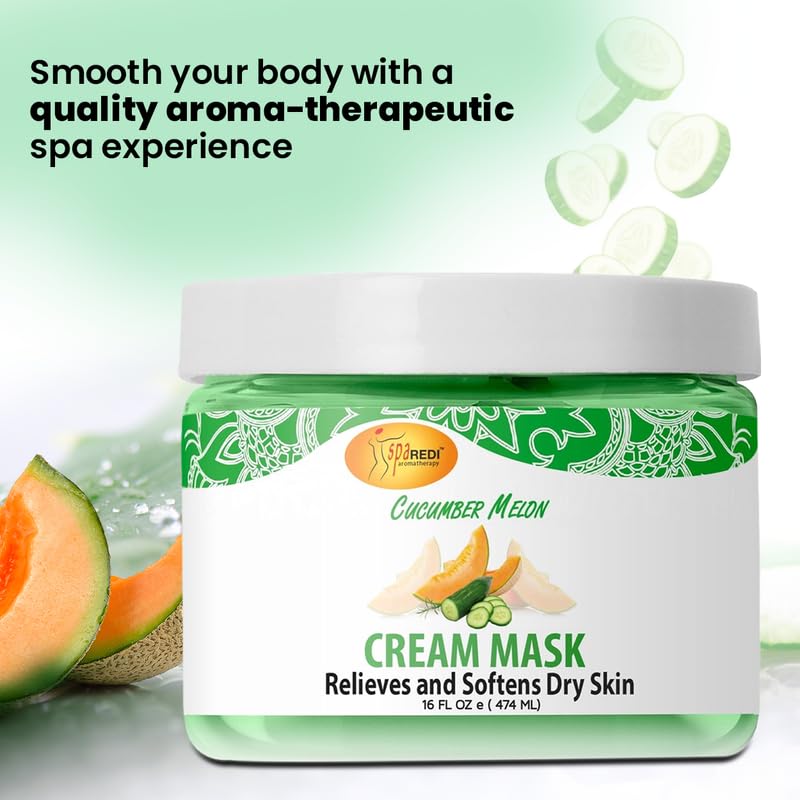 SPA REDI Body &amp; Foot Cream Mask - Hydrating &amp; Refreshing for Tired Skin