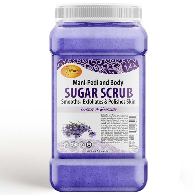 SPA REDI Sugar Body Scrub - Exfoliating &amp; Moisturizing for Smooth, Fresh Skin - 16 Oz to 5 Gal - Beauty Market Online