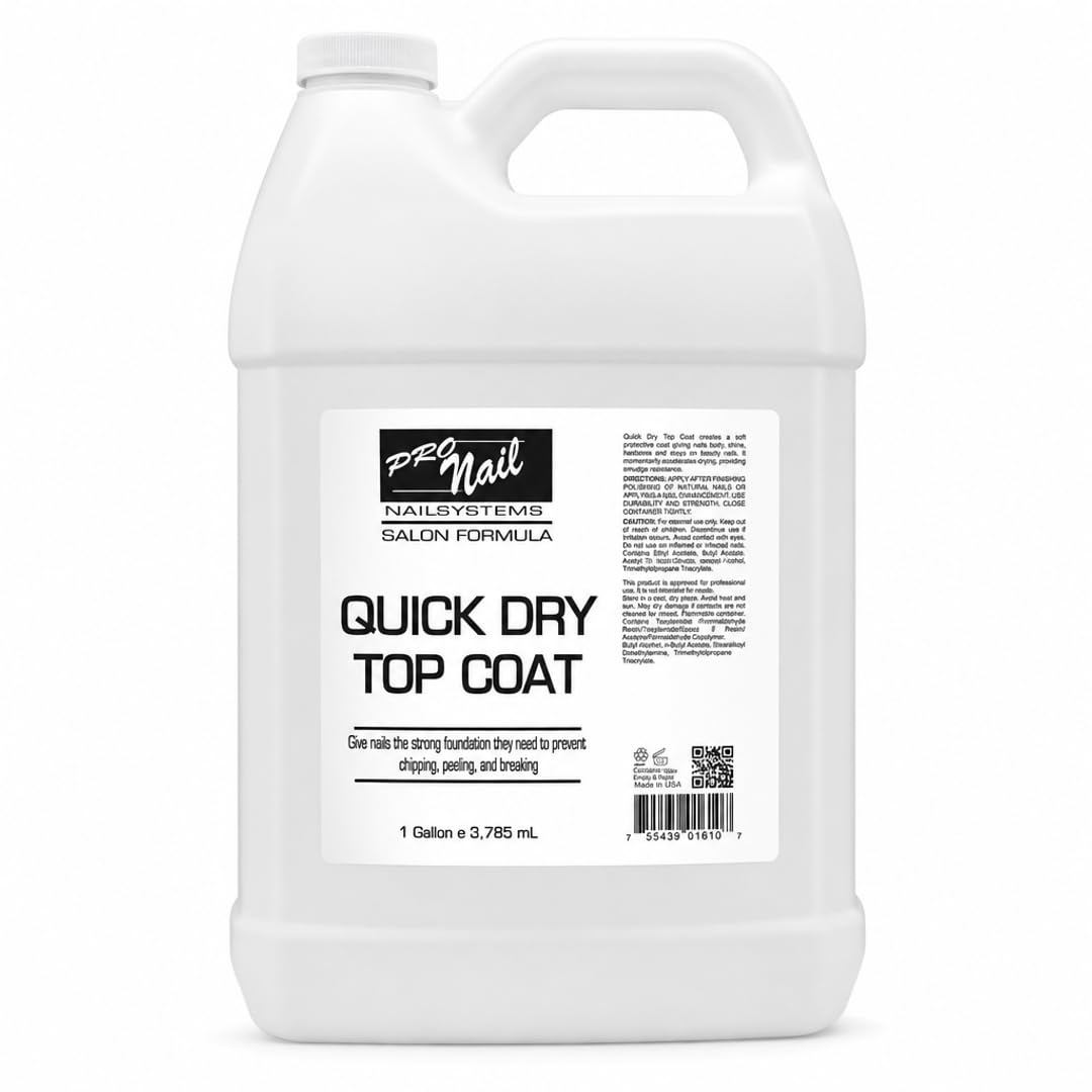 PRO NAIL - Quick Dry Nail Polish Top Coat - Professional Strength, Fast Dry, High Gloss Shine - Beauty Market Online
