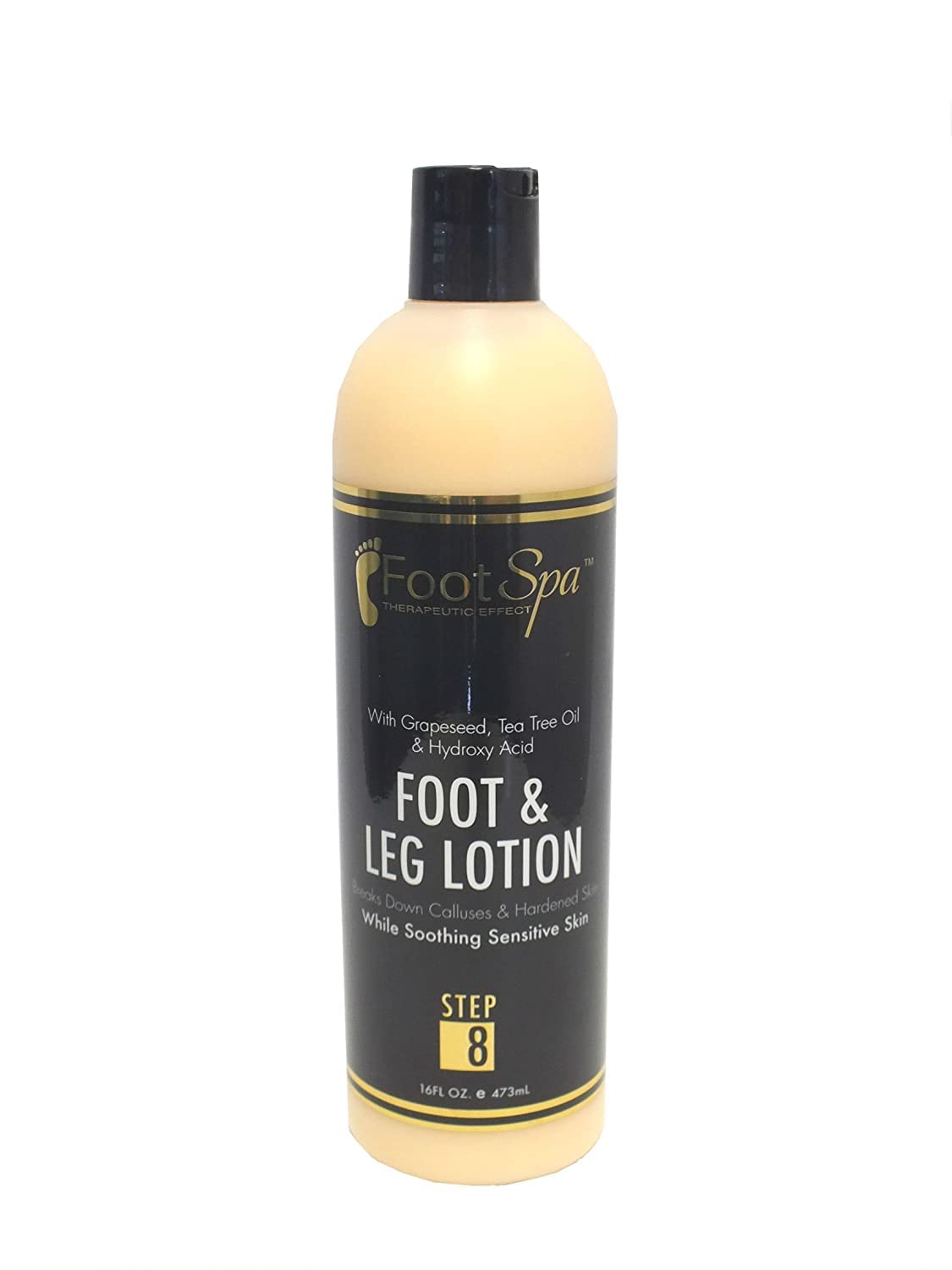 FOOT SPA - Healing Therapy Massage Lotion with Peppermint & Eucalyptus - Relieves Sore Muscles & Softens Skin - 16 Oz - Beauty Market Online