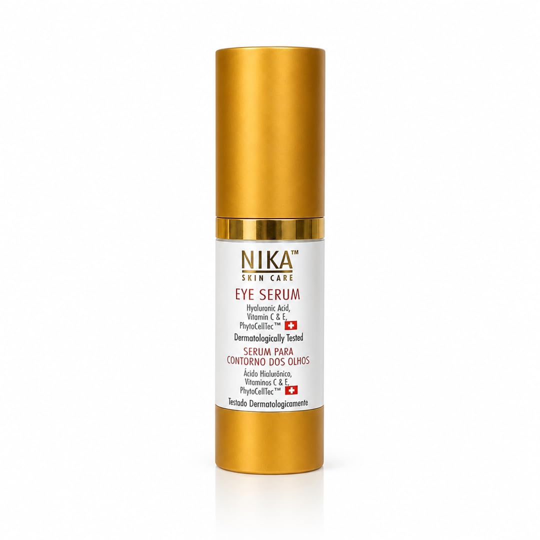 NIKA Eye Serum with Vitamin C, Vitamin E, Hyaluronic Acid