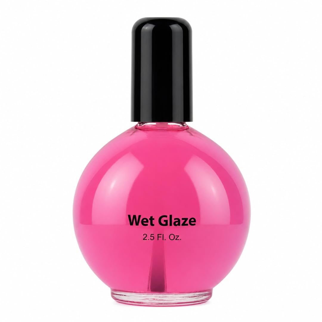 PRO NAIL Wet Glaze - Clear Quick Top Coat for Professional Shine &amp; Fast Drying - Beauty Market Online
