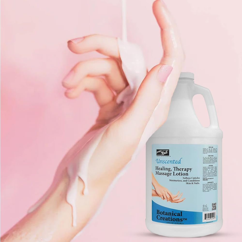PRO NAIL Healing Therapy Massage Lotion – Moisturizing Lotion for Pedicure, Manicure &amp; Massage