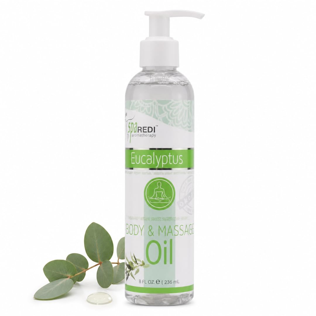 SPA REDI Massage Oil - Soothing Relief for Sore Muscles & Hydrated Skin
