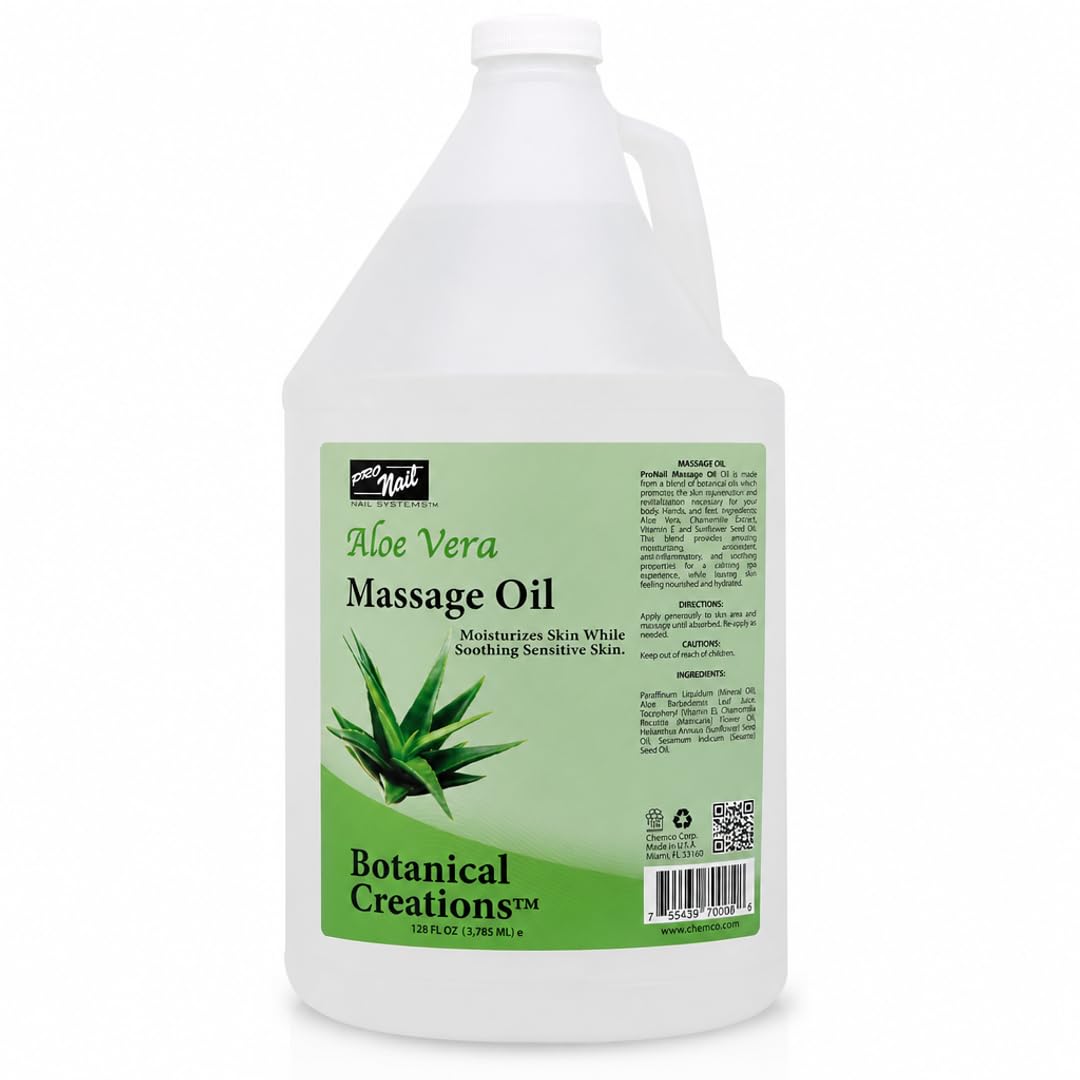 PRO NAIL - Aloe Vera Massage Oil -  128 Oz