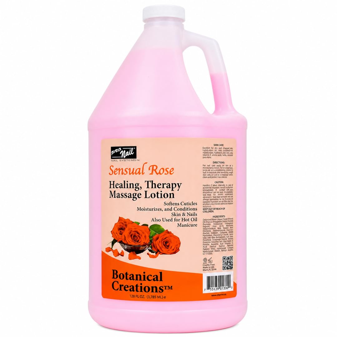 PRO NAIL Healing Therapy Massage Lotion - Nourishes & Moisturizes Skin, Perfect for Pedicure, Manicure & Body Care