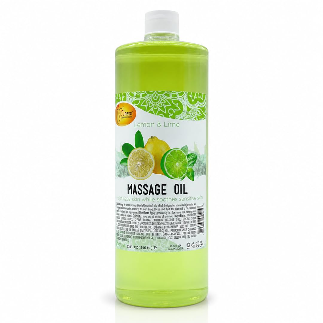 SPA REDI Massage Oil - Soothing Relief for Sore Muscles & Hydrated Skin