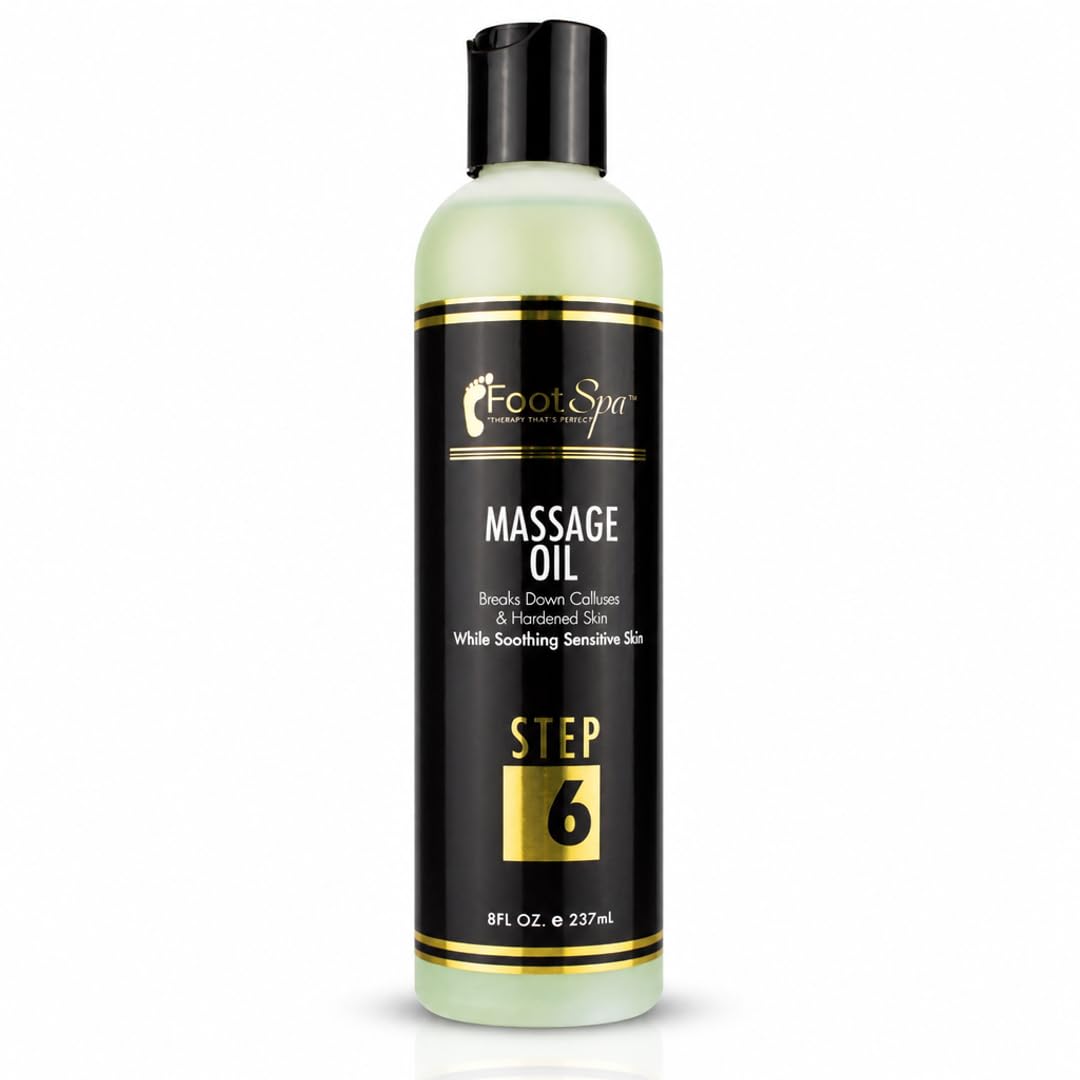 Foot Spa Massage Oil – Professional Massage Therapy with Tea Tree, Peppermint &amp; Eucalyptus – Deeply Hydrating for Full Body, Manicure &amp; Pedicure – Soothes Sore Muscles &amp; Repairs Dry Skin - Beauty Market Online