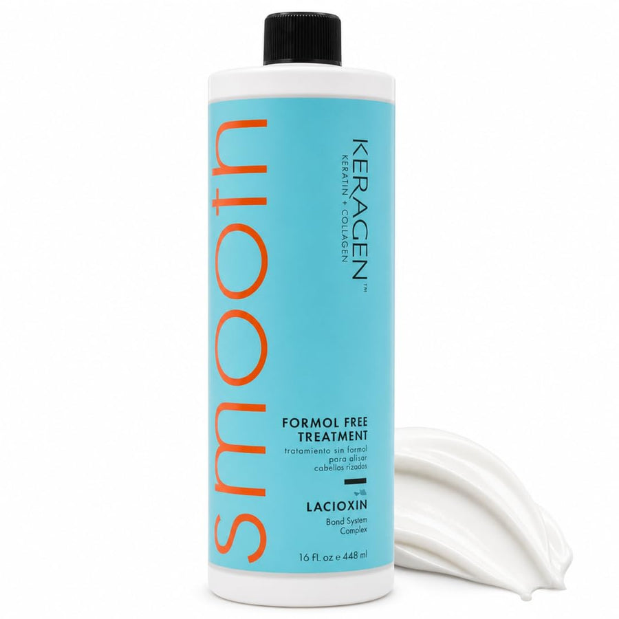 KERAGEN Brazilian Keratin Smoothing Treatment Formaldehyde-Free Blowout Straightening System