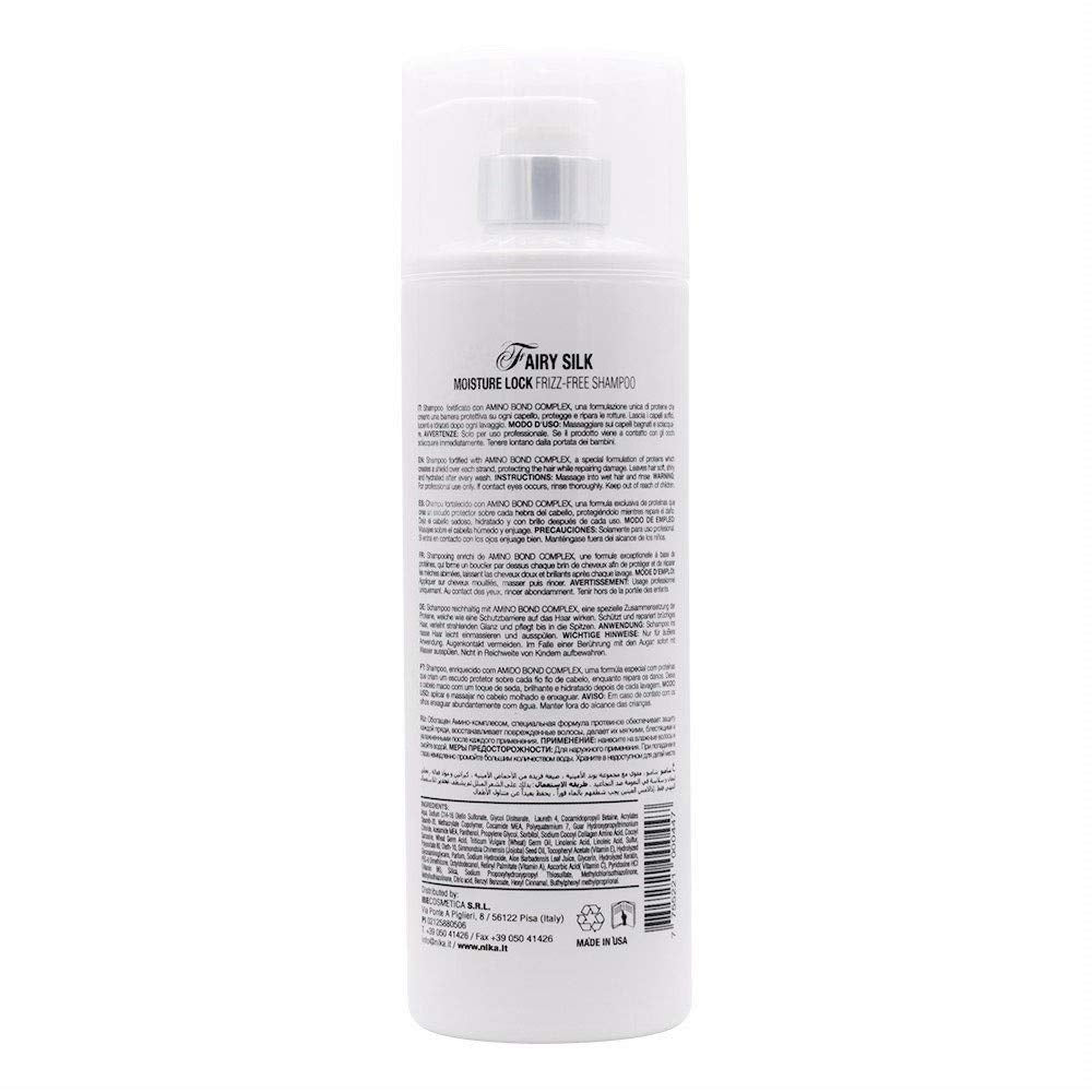 NIKA Fairy Silk - Moisture Lock Frizz-Free Shampoo - Smooth, Hydrate &amp; Shine - 33.8oz