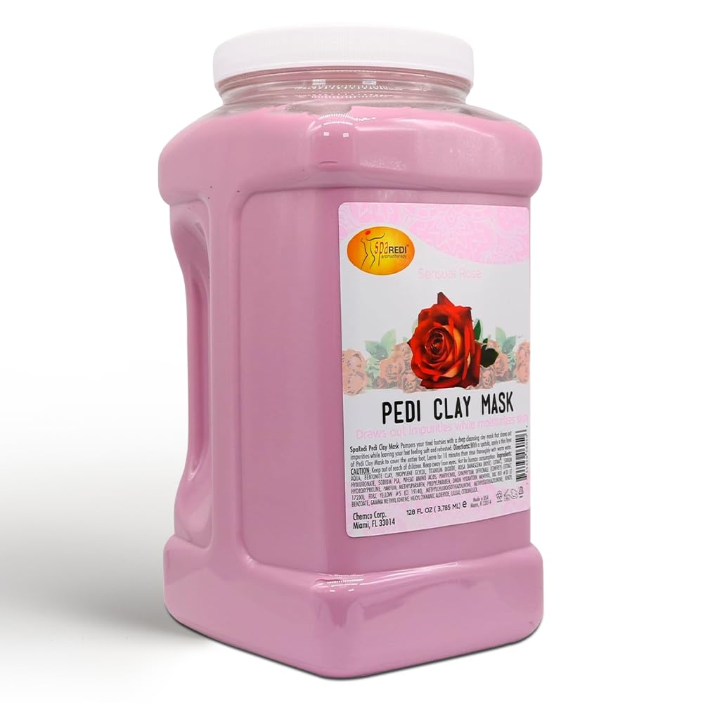 SPA REDI Clay Mask - Detoxifying, Hydrating &amp; Pore Purifying for Body and Pedicure - Beauty Market Online
