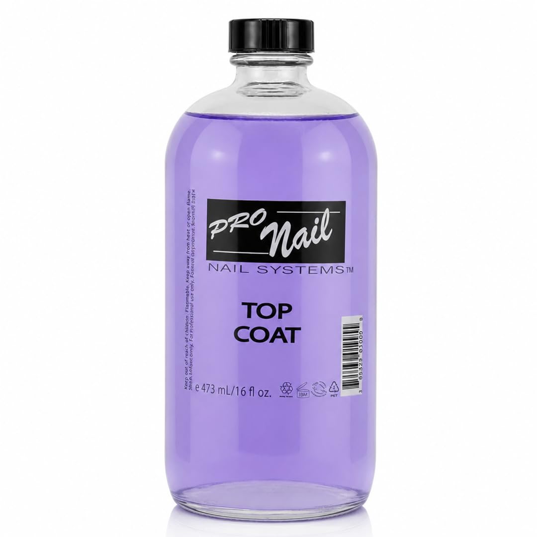 PRO NAIL - Nail Polish Top Coat - High Gloss, Chip Resistant, Long-Lasting Shine for Manicure &amp; Pedicure - Beauty Market Online