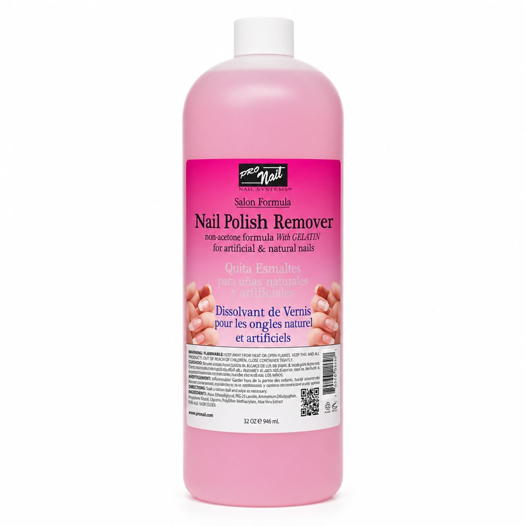 PRO NAIL - Non-Acetone Nail Polish Remover - Professional Strength, Gentle on Nails, Maximum Effectiveness - Beauty Market Online