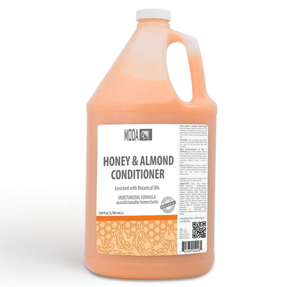 MODA Moisturizing Conditioner - Strengthens, Adds Volume, Protects Color - 128 Oz, All Hair Types - Beauty Market Online