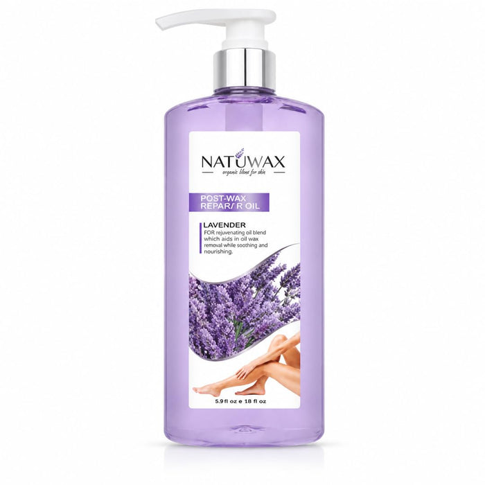 Natuwax Post-Wax Oil with Lavender - Soothes & Hydrates Skin After Waxing