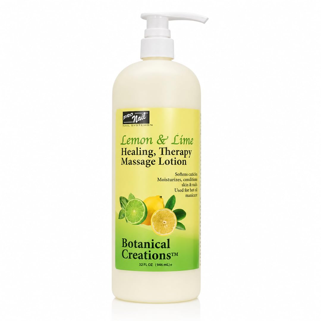 PRO NAIL Healing Therapy Massage Lotion - Nourishes & Moisturizes Skin, Perfect for Pedicure, Manicure & Body Care