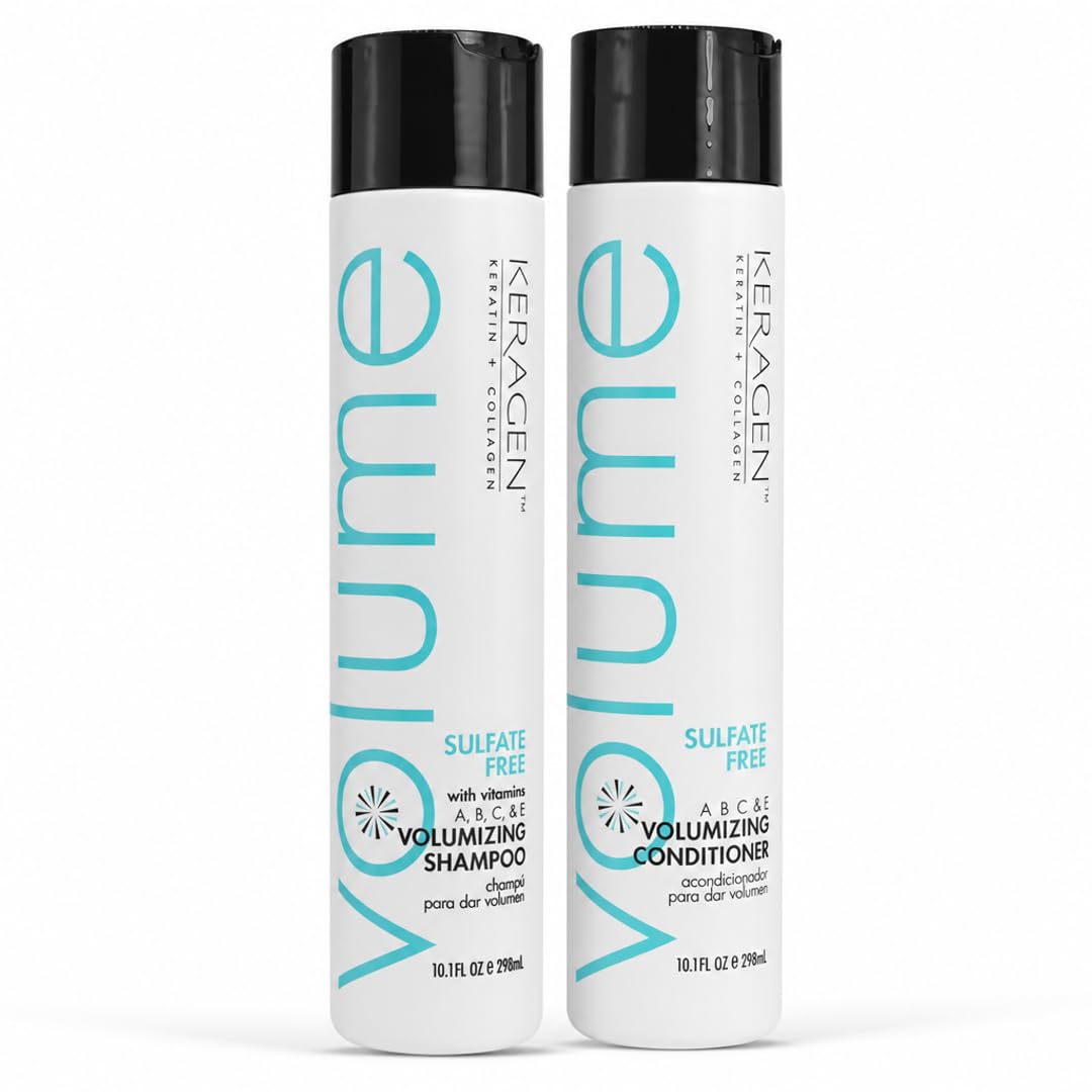 Keragen Volumizing Shampoo and Conditioner