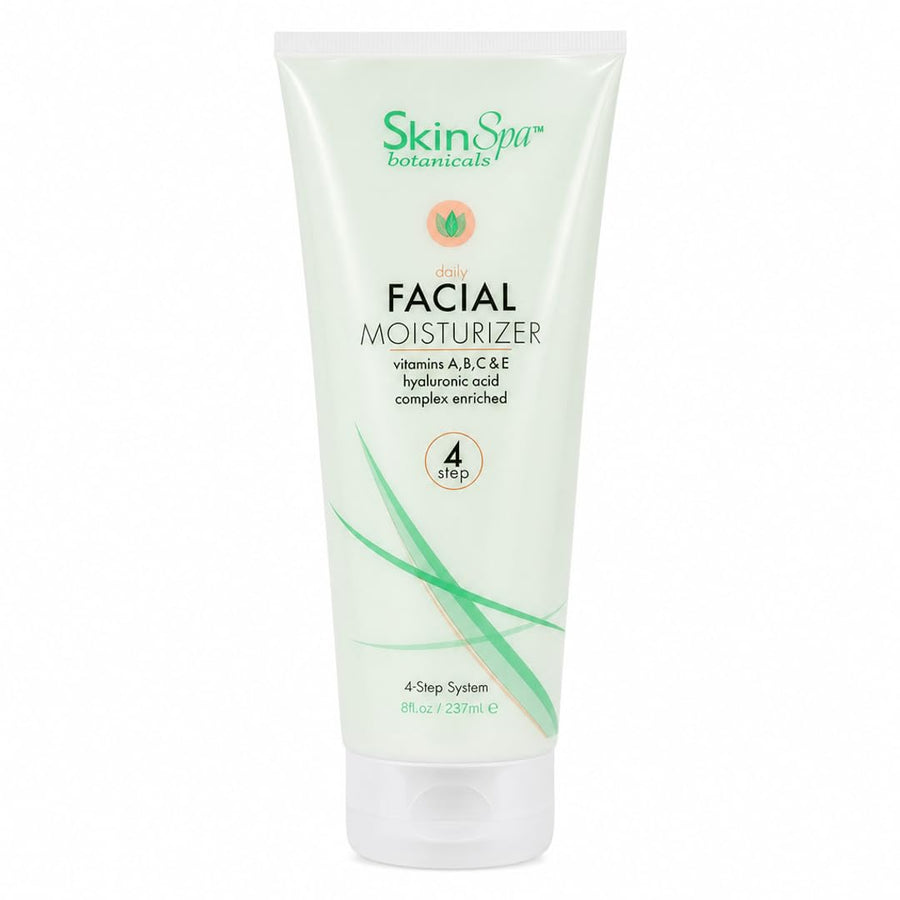 SKIN SPA Daily Face Moisturizer Lotion - Non-Greasy Skin Care Cream - Leaves Skin Soft and Smooth - 8 Oz