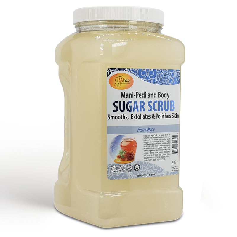 SPA REDI Sugar Body Scrub - Exfoliating &amp; Moisturizing for Smooth, Fresh Skin - 16 Oz to 5 Gal - Beauty Market Online