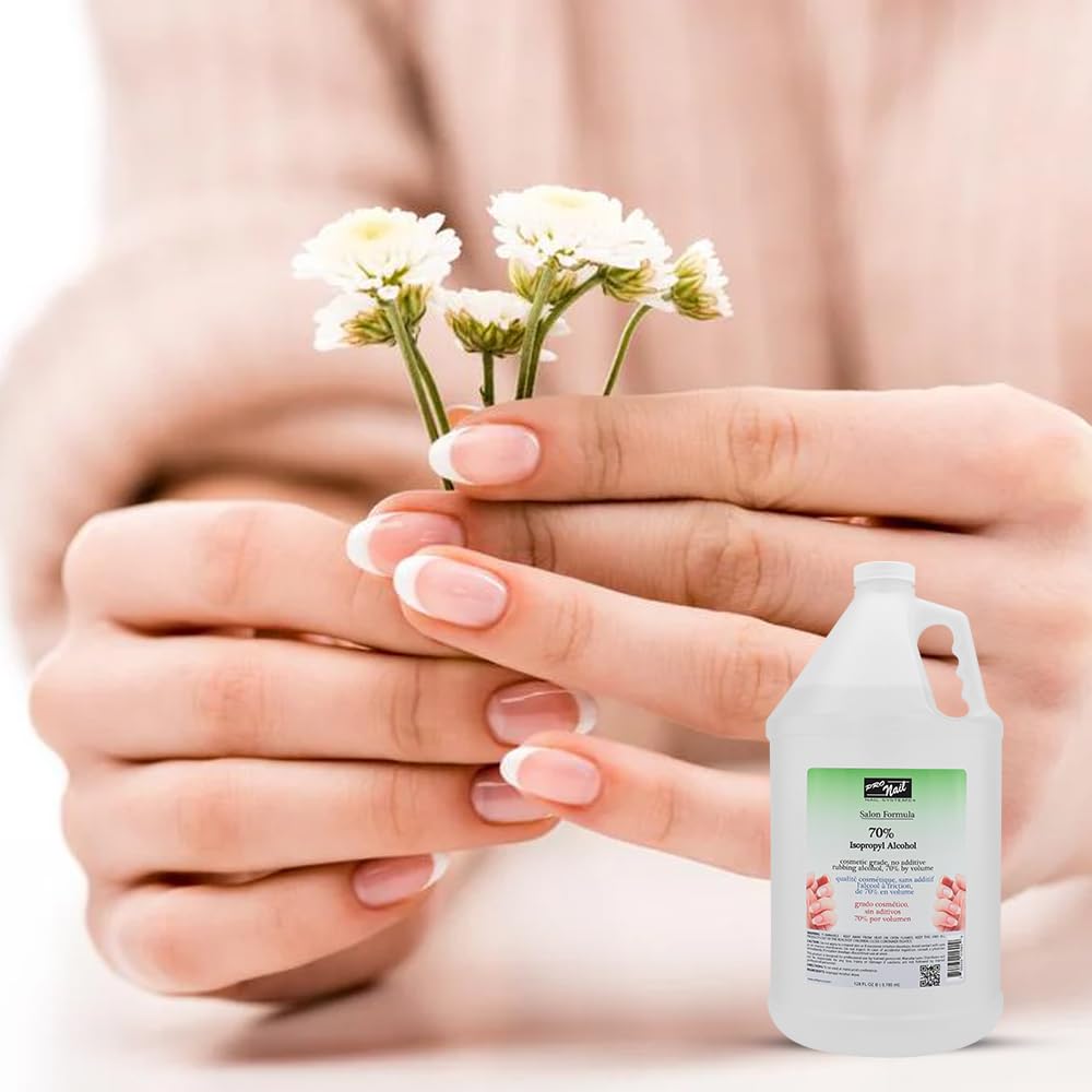 PRO NAIL Isopropyl Alcohol - Cleans, Sanitizes, and Disinfects with Antiseptic Properties - Beauty Market Online