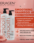 Keragen - Smoothing Shampoo and Conditioner Set with Keratin and Collagen