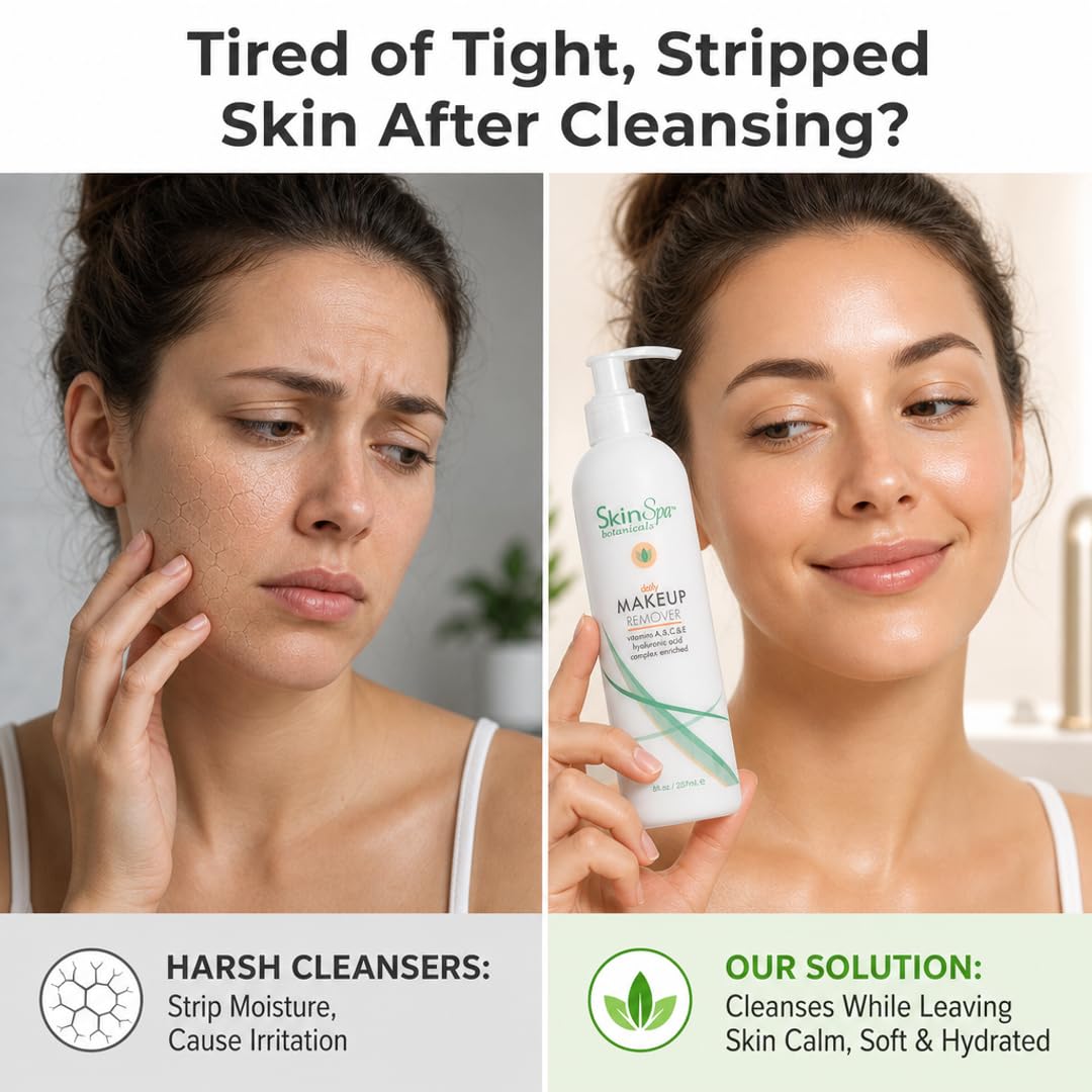 SKIN SPA Makeup Remover Lotion Cleanser 8 oz
